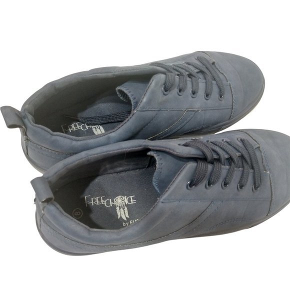 Free Choice Elis Leather Lace Up Sneakers Size 8 - Picture 8 of 10